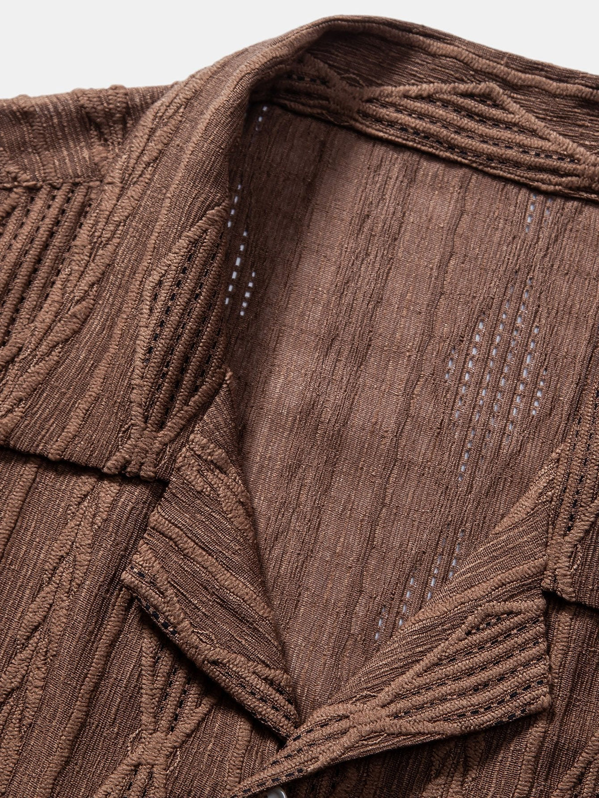 Camicia Cubana Jacquard Geometrico