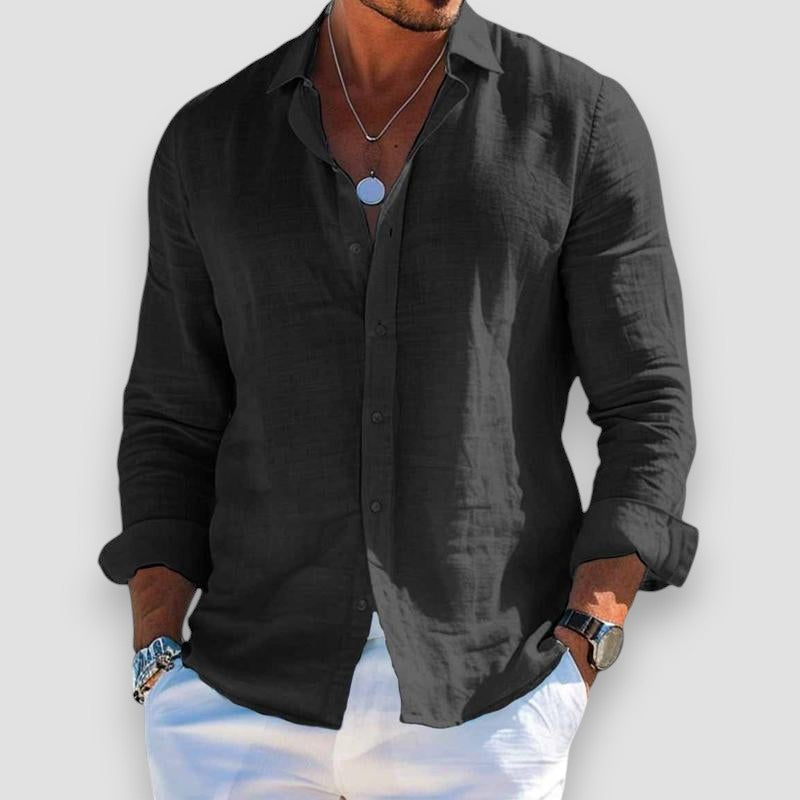 Benoit | Camicia Estiva in Lino Leggera