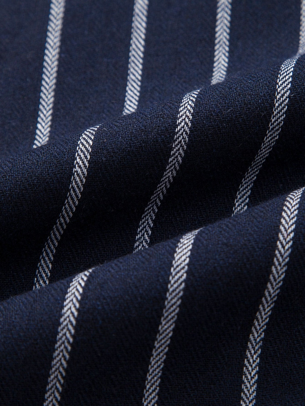 Camicia a Righe in Mix di Cotone con Bottoni
