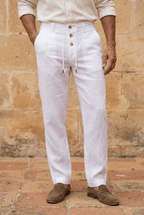 Julien | Pantaloni in lino per uomini