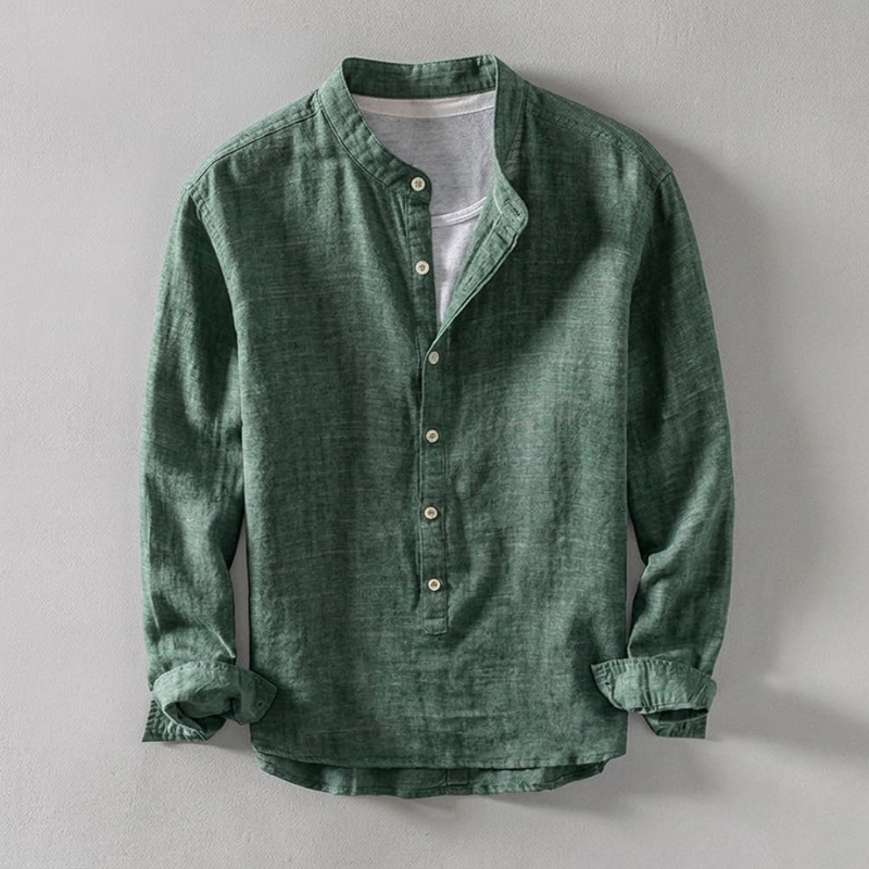 Kasper | Camicia Casual in Mistura di Lino