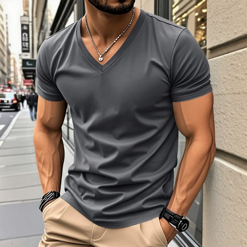 Kobe | T-Shirt V-Collo Confortevole
