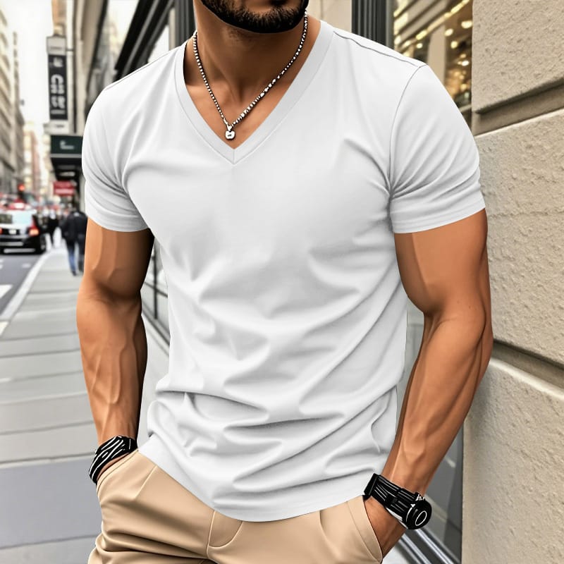 Kobe | T-Shirt V-Collo Confortevole