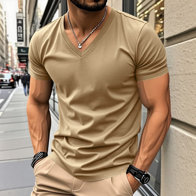 Kobe | T-Shirt V-Collo Confortevole