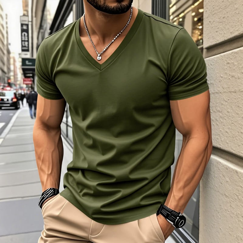 Kobe | T-Shirt V-Collo Confortevole