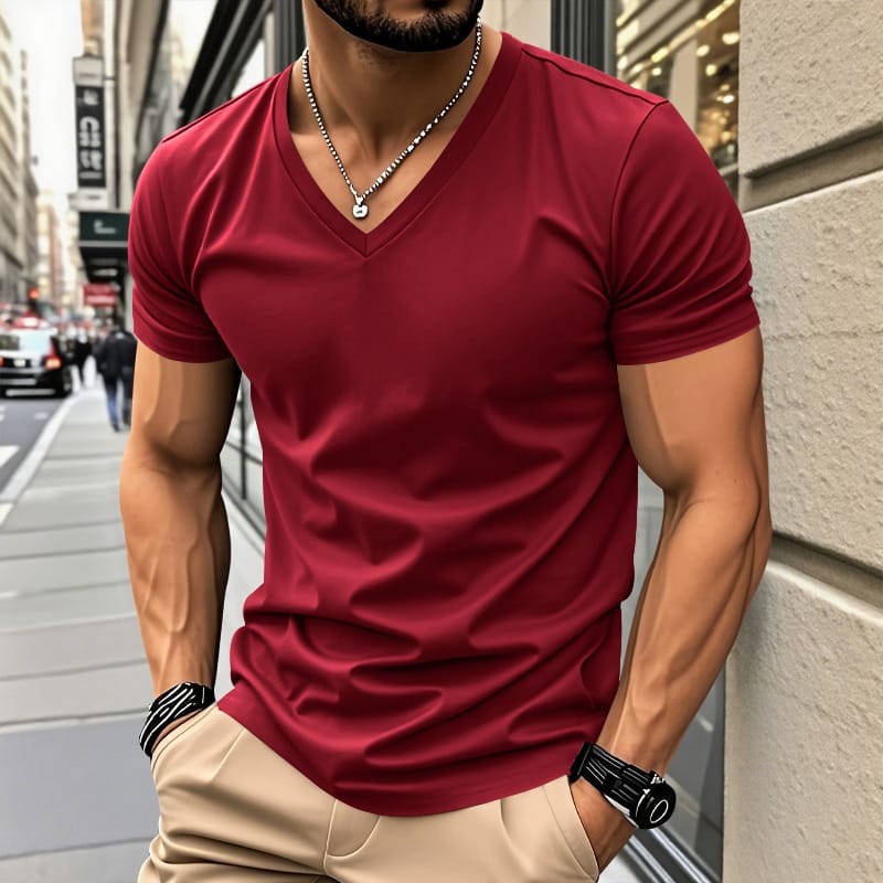 Kobe | T-Shirt V-Collo Confortevole