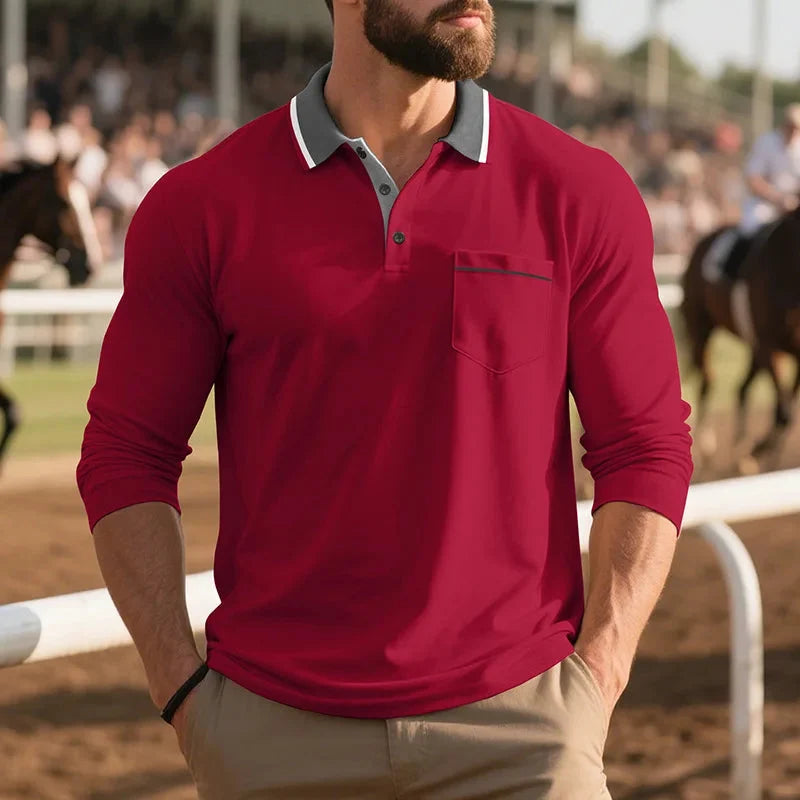 Lennart | Polo elegante con maniche lunghe