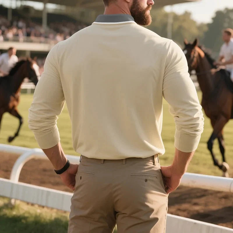 Lennart | Polo elegante con maniche lunghe