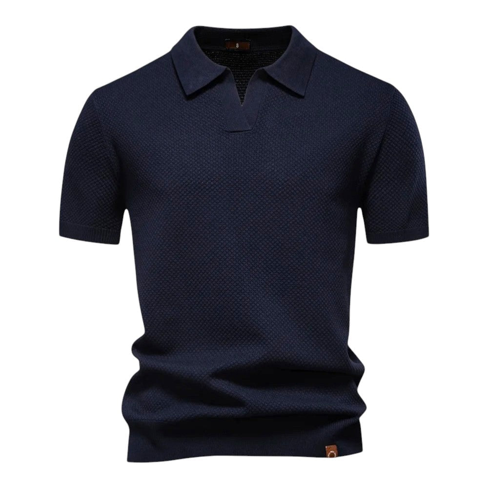 Zalecta | Polo Knit Wafel
