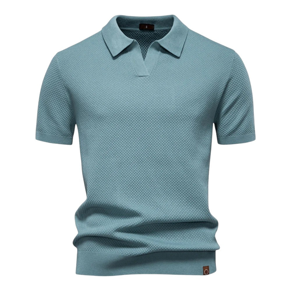 Zalecta | Polo Knit Wafel