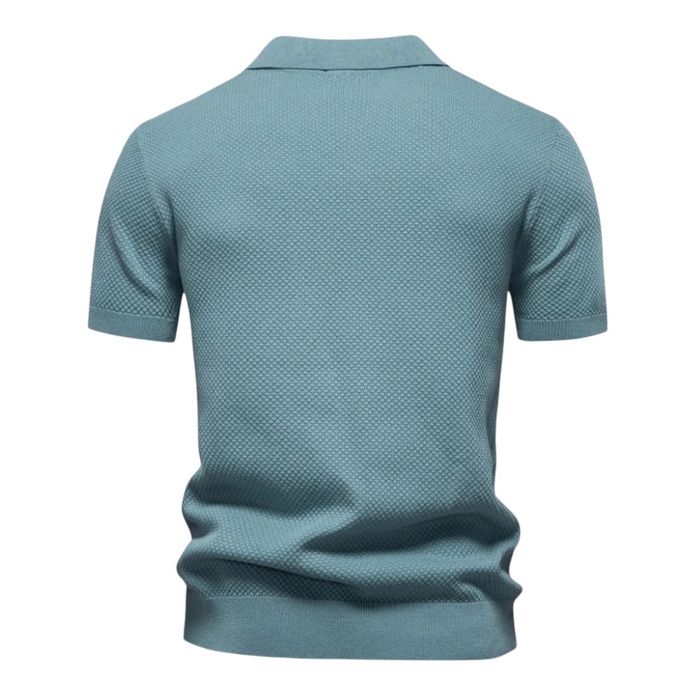 Zalecta | Polo Knit Wafel
