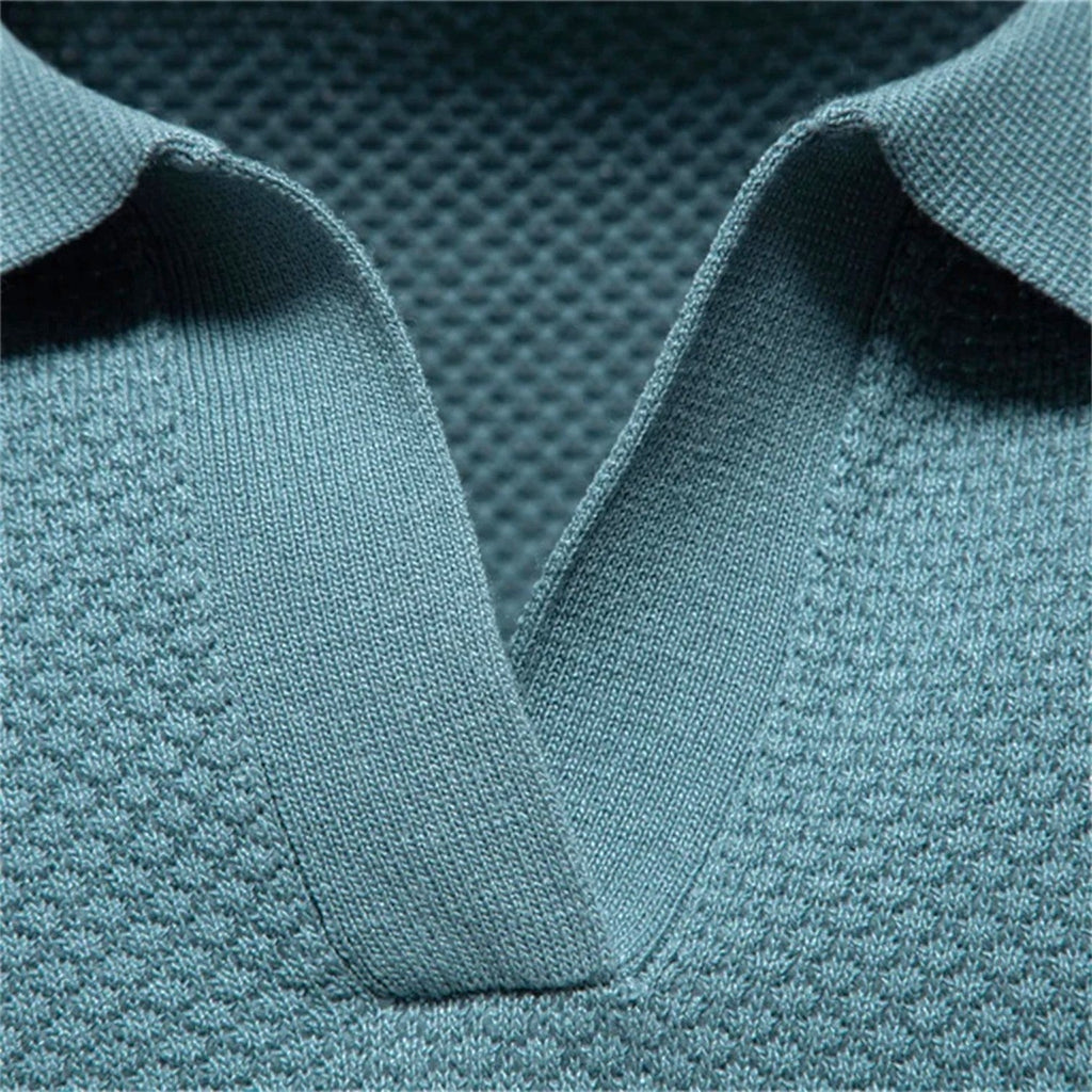 Zalecta | Polo Knit Wafel