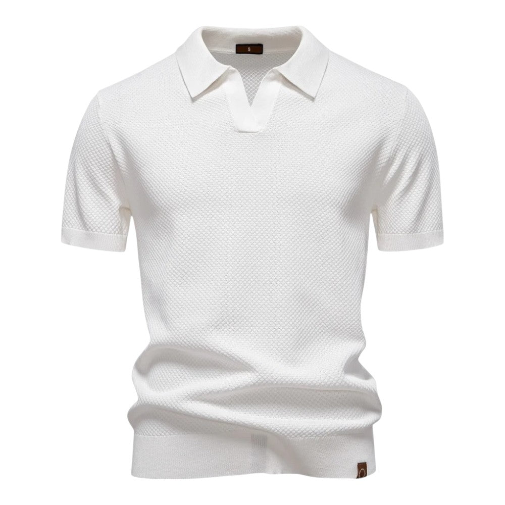Zalecta | Polo Knit Wafel