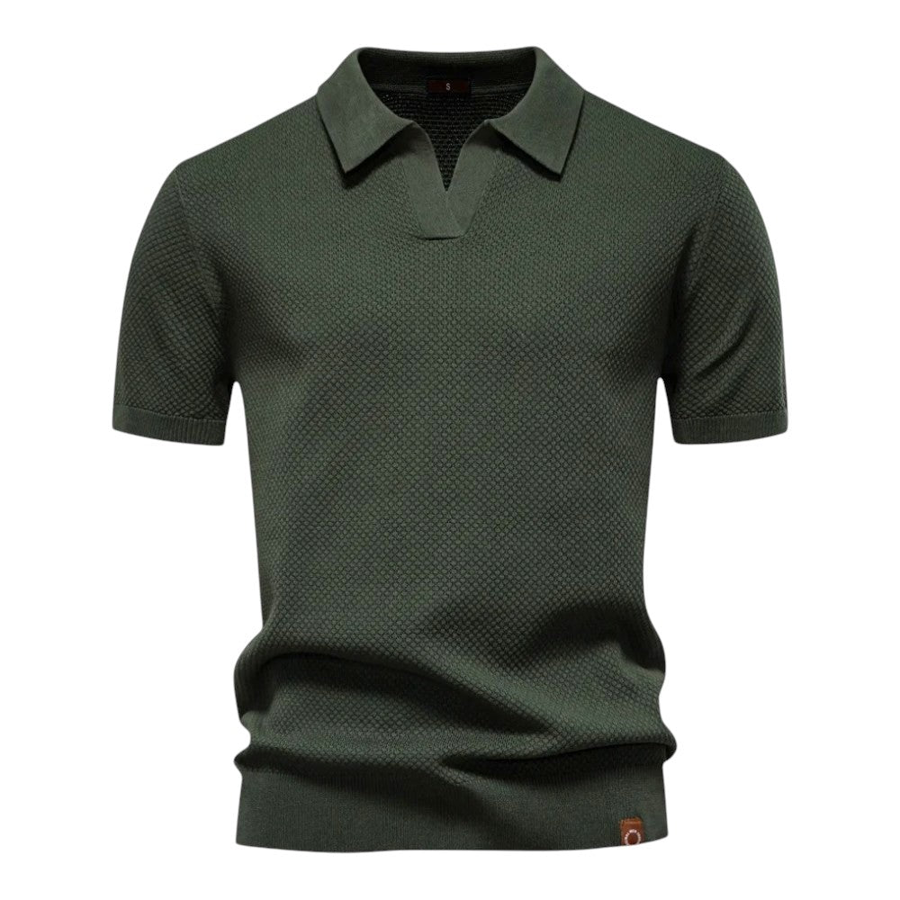 Zalecta | Polo Knit Wafel