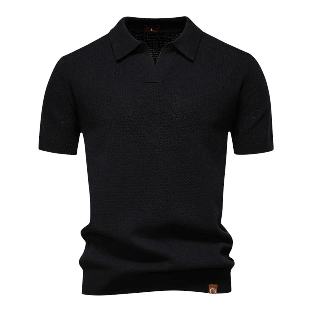 Zalecta | Polo Knit Wafel