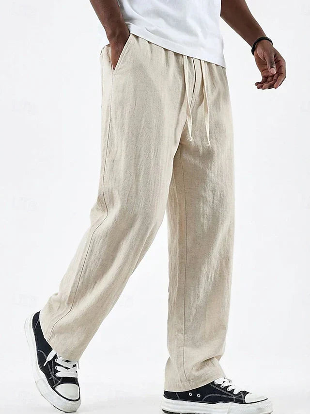 Zalecta | Pantaloni in Lino Leggeri