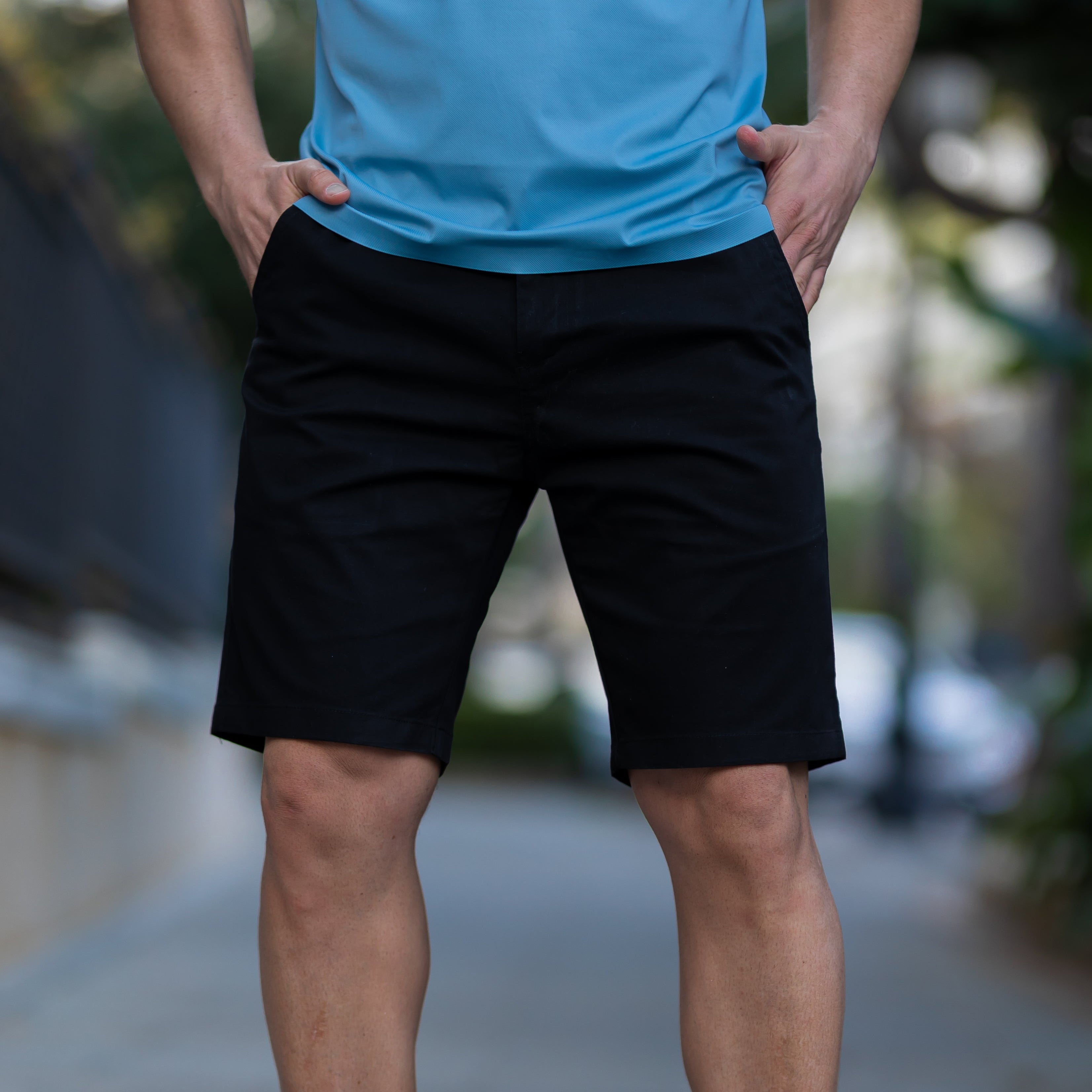 Floris | Pantaloni corti in cotone eleganti per uomini