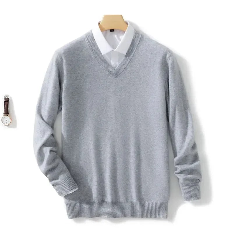 Floris | Elegante Maglione con scollo a V