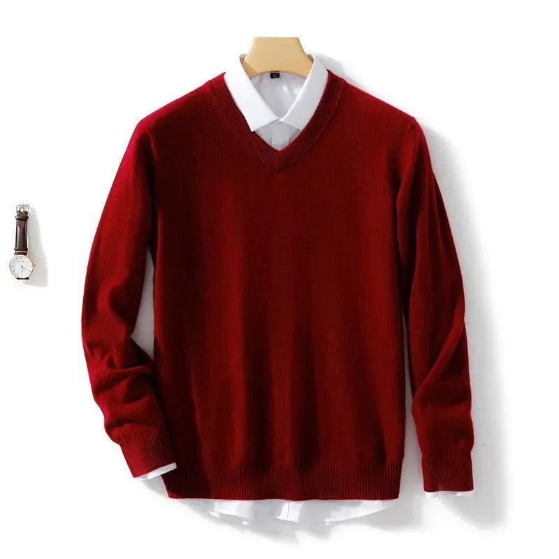 Floris | Elegante Maglione con scollo a V