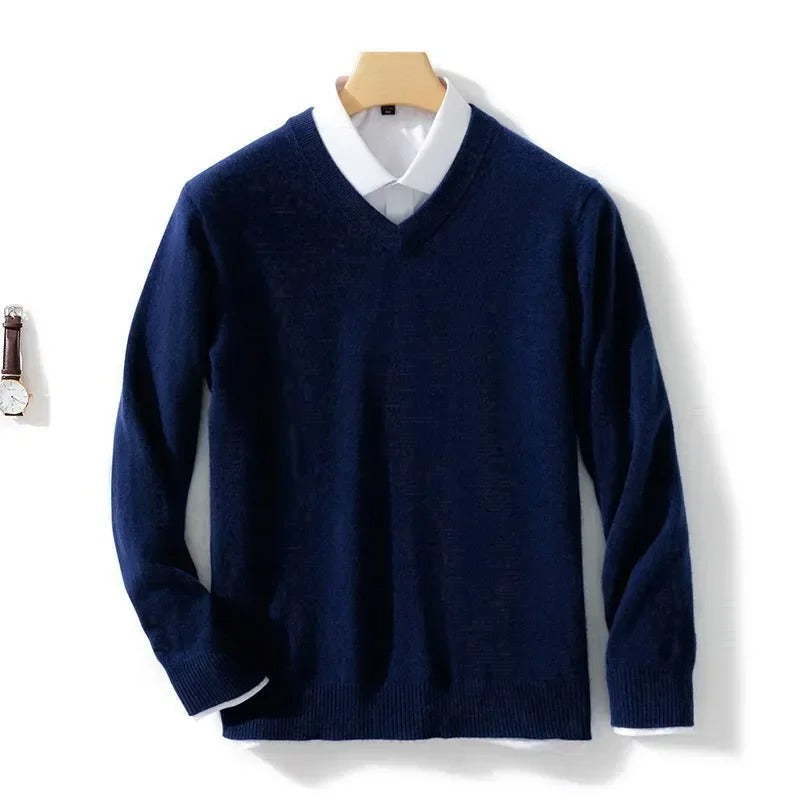 Floris | Elegante Maglione con scollo a V