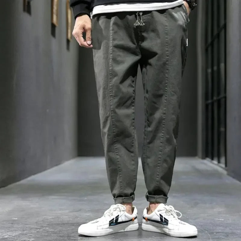 BERGLAUF | PANTALONI DA JOGGING UOMO CON GAMBA SFOGLIATA