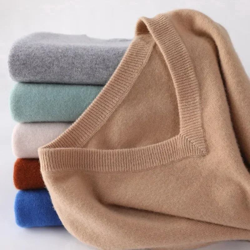 Floris | Elegante Maglione con scollo a V