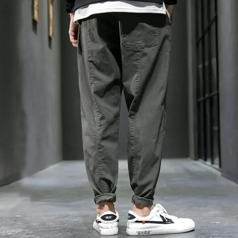 BERGLAUF | PANTALONI DA JOGGING UOMO CON GAMBA SFOGLIATA