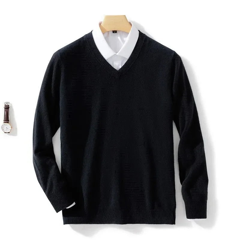 Floris | Elegante Maglione con scollo a V