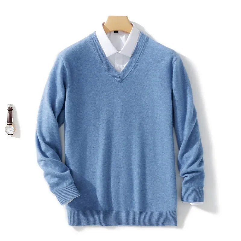 Floris | Elegante Maglione con scollo a V