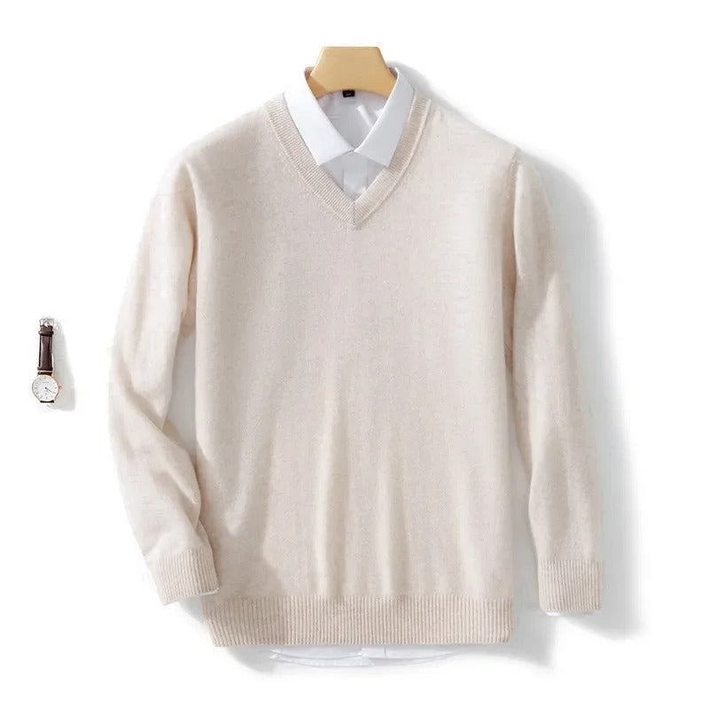 Floris | Elegante Maglione con scollo a V