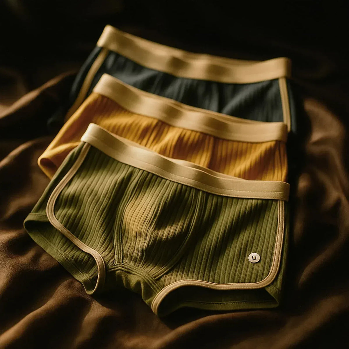 Set di boxer in cotone a coste Zalecta (3 pezzi)