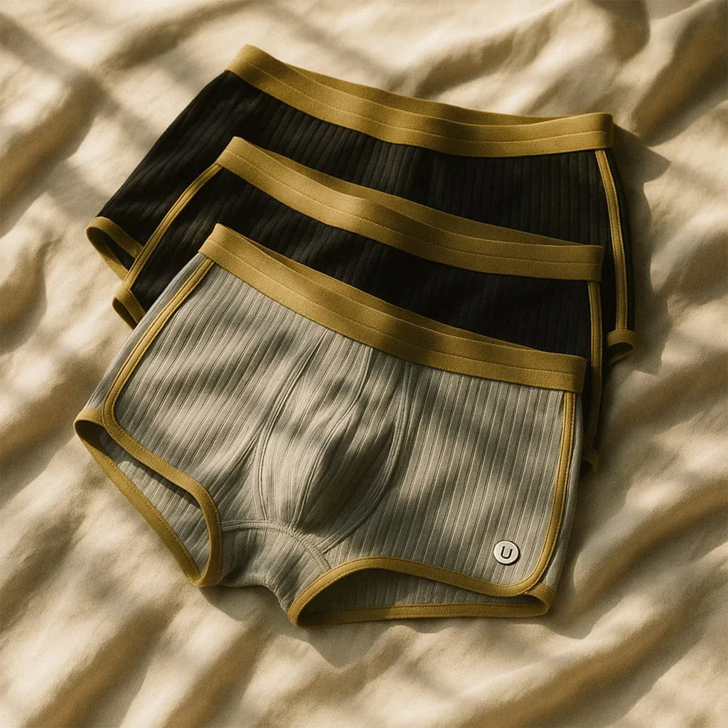 Set di boxer in cotone a coste Zalecta (3 pezzi)