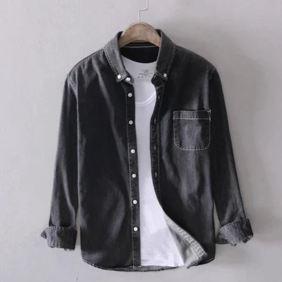 Uomo Premium Denim Button Up