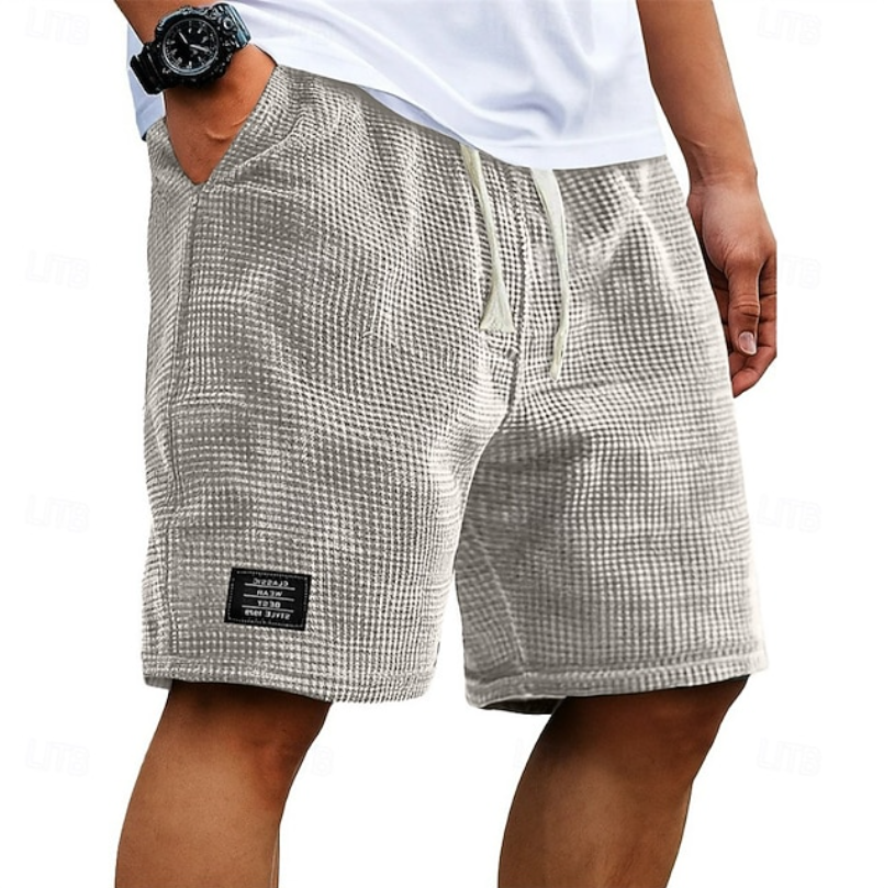 Liam | Pantaloni corti in cotone a nido d'ape