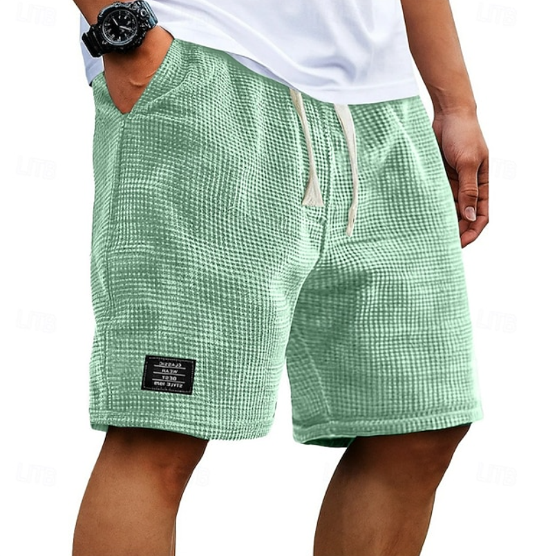 Liam | Pantaloni corti in cotone a nido d'ape