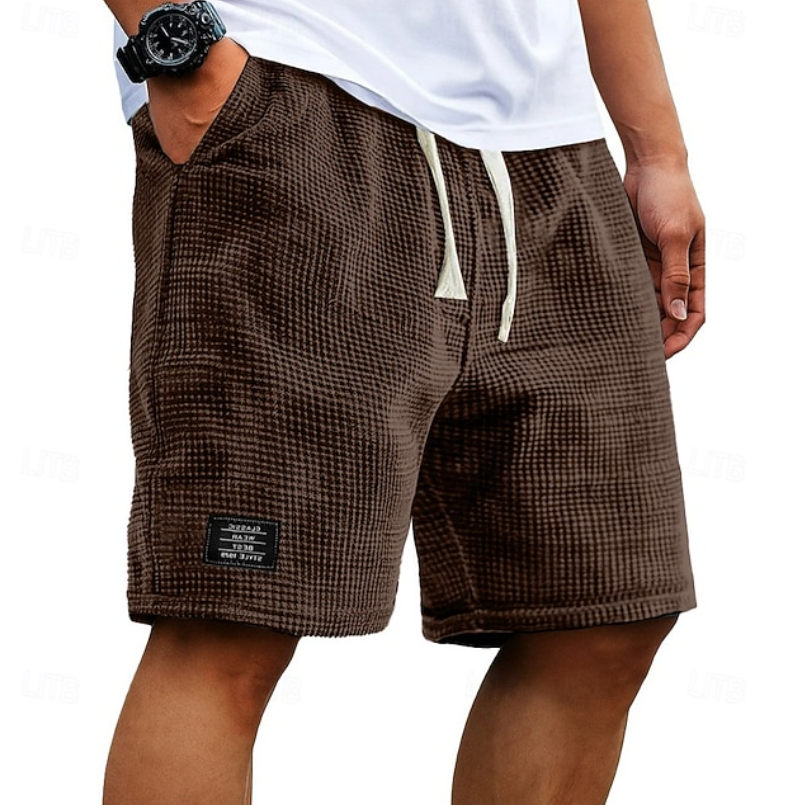 Liam | Pantaloni corti in cotone a nido d'ape