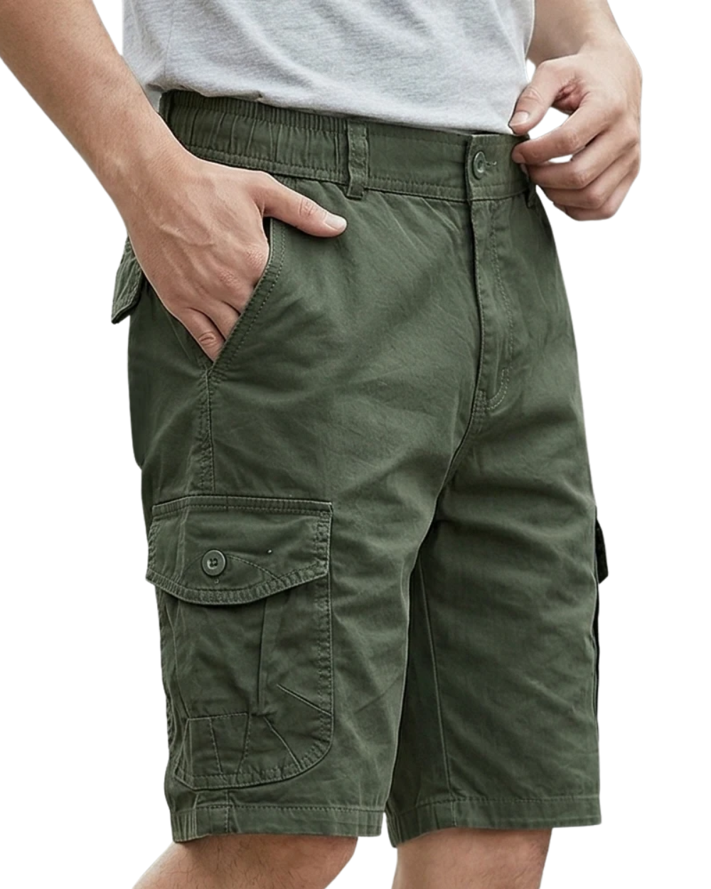 Oliver | Pantaloni corti da passeggio in cotone confortevole