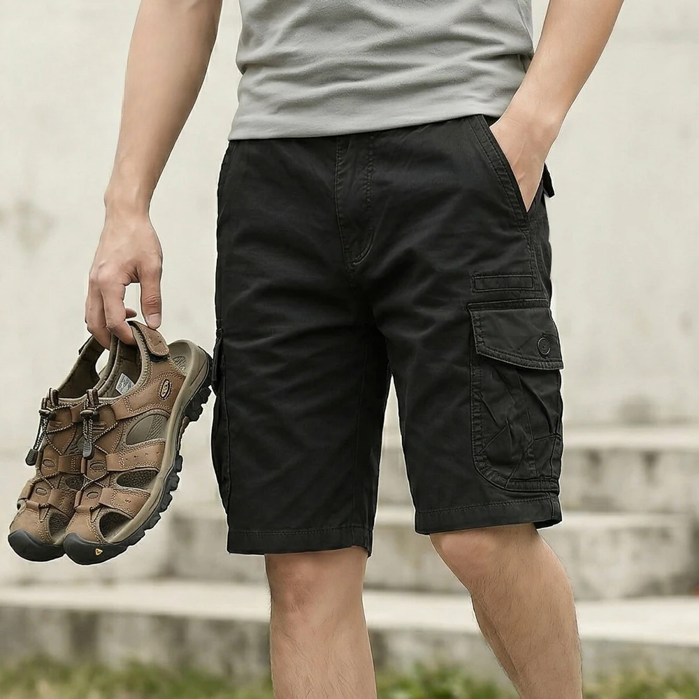 Oliver | Pantaloni corti da passeggio in cotone confortevole