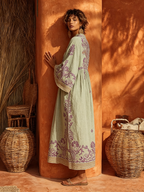 Célestine | Il vestito bohémien ricamato con charme mediterraneo