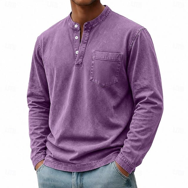 Otis | Camicia Henley a Maniche Lunghe Confortevole