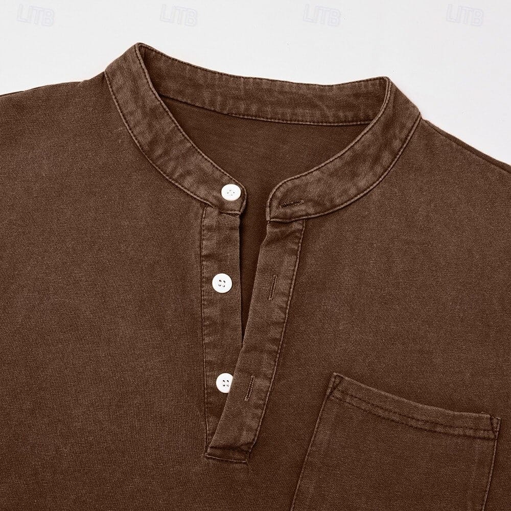 Otis | Camicia Henley a Maniche Lunghe Confortevole