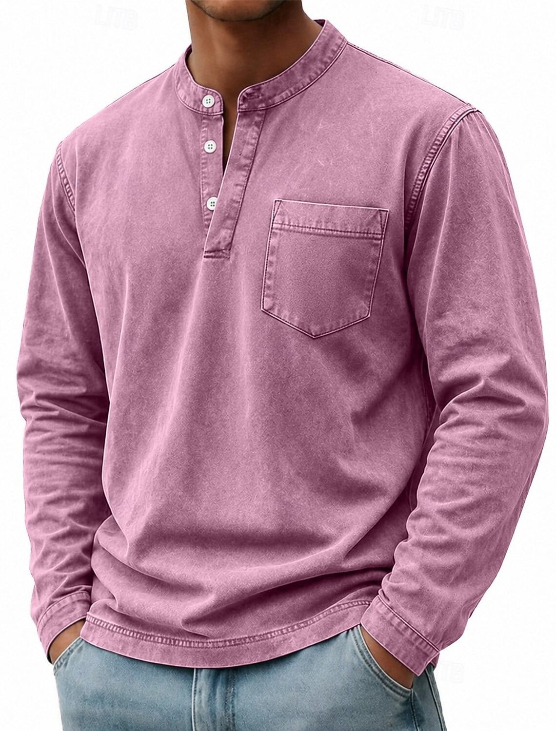Otis | Camicia Henley a Maniche Lunghe Confortevole