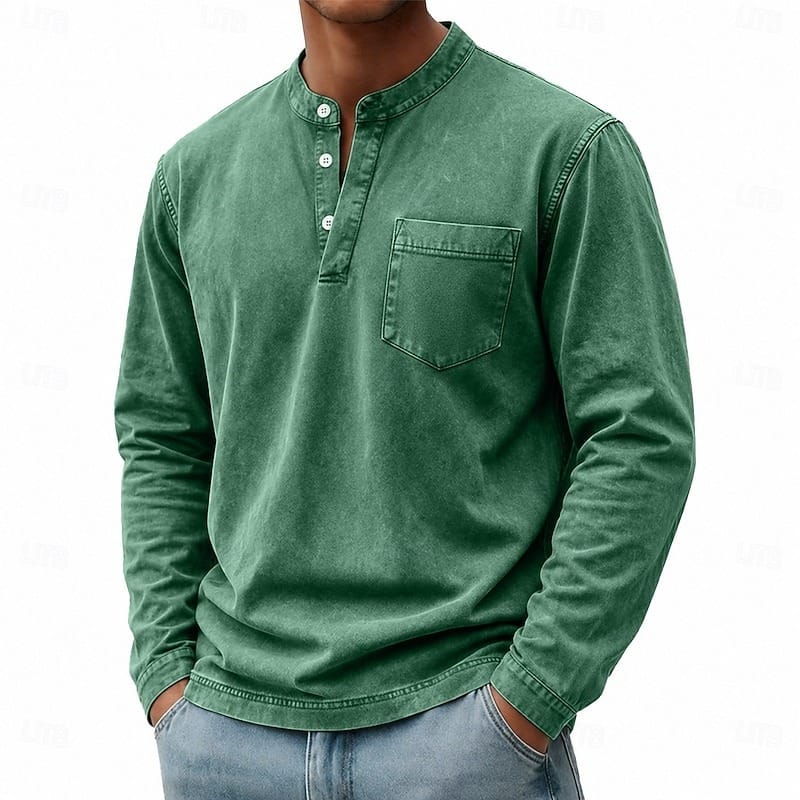 Otis | Camicia Henley a Maniche Lunghe Confortevole