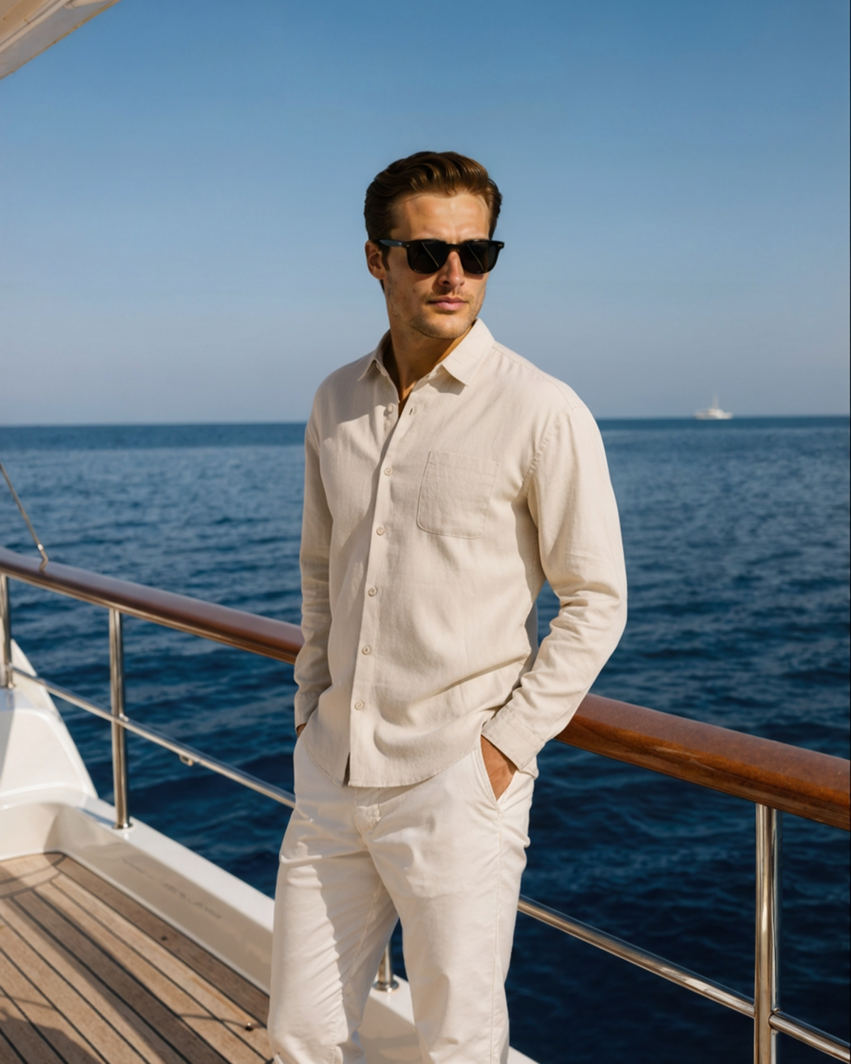 Quinn | Camicia in lino per uomini