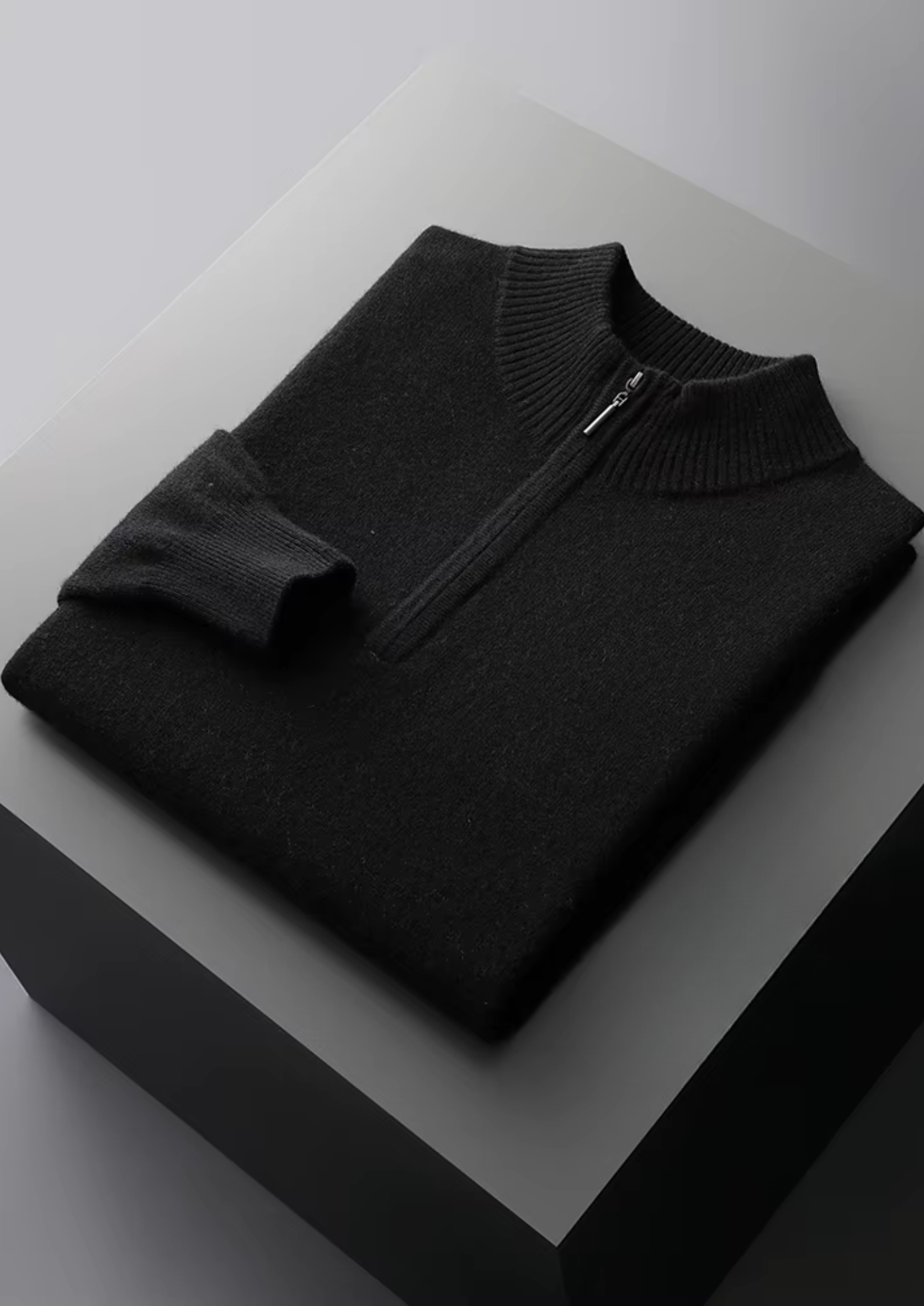 Henri | Maglione Classico a Mezzo Zip