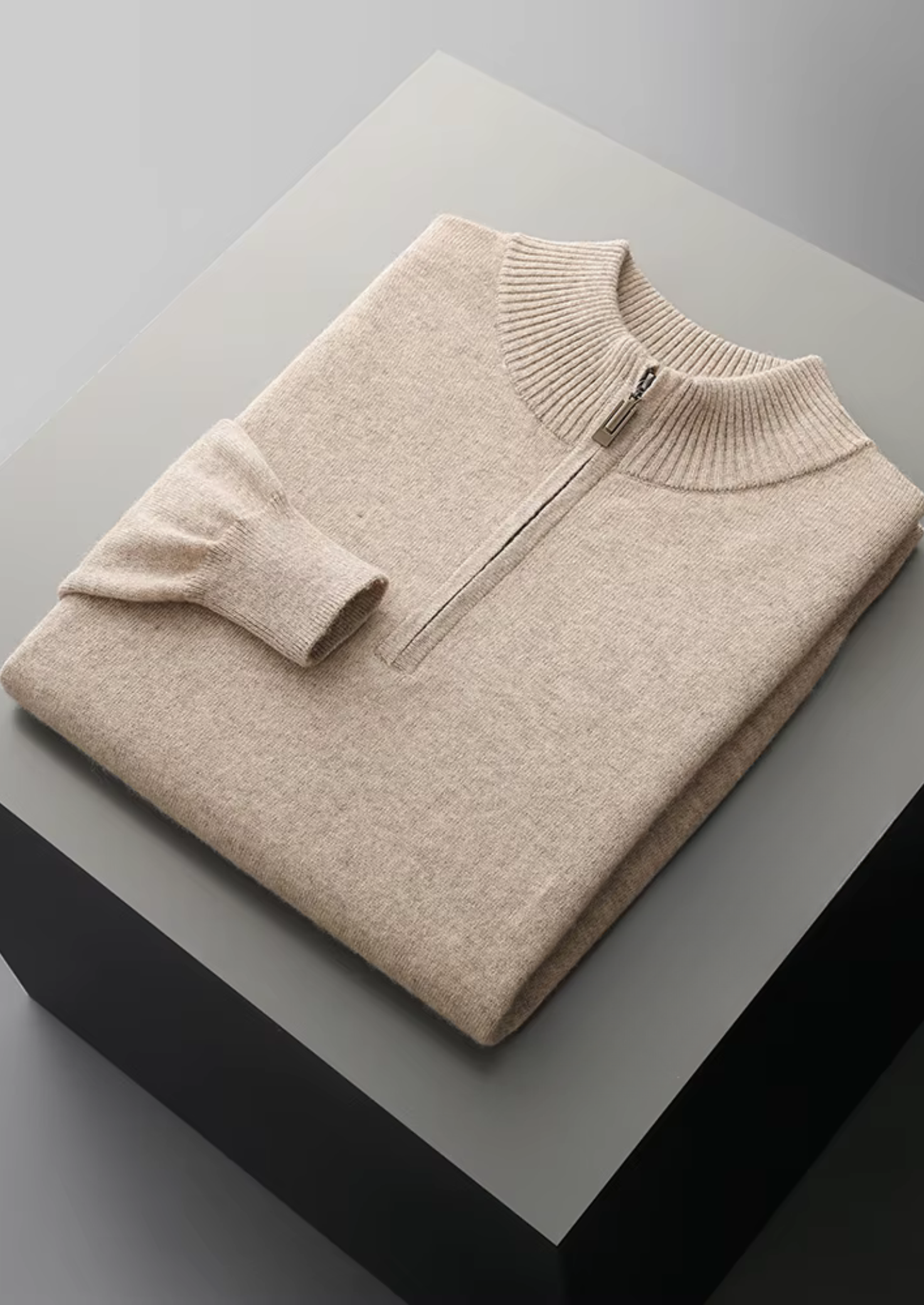 Henri | Maglione Classico a Mezzo Zip