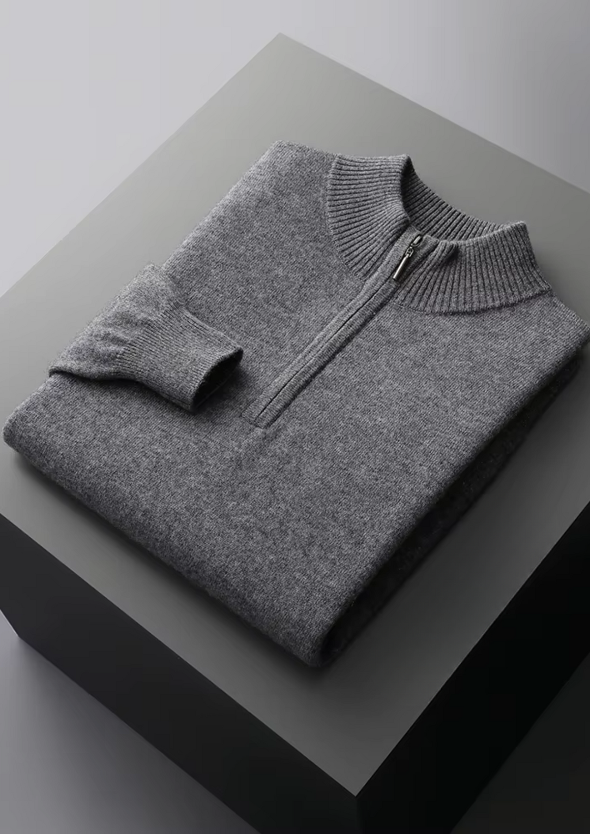Henri | Maglione Classico a Mezzo Zip