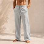 Ruben | Pantaloni Leggeri in Mistura di Lino