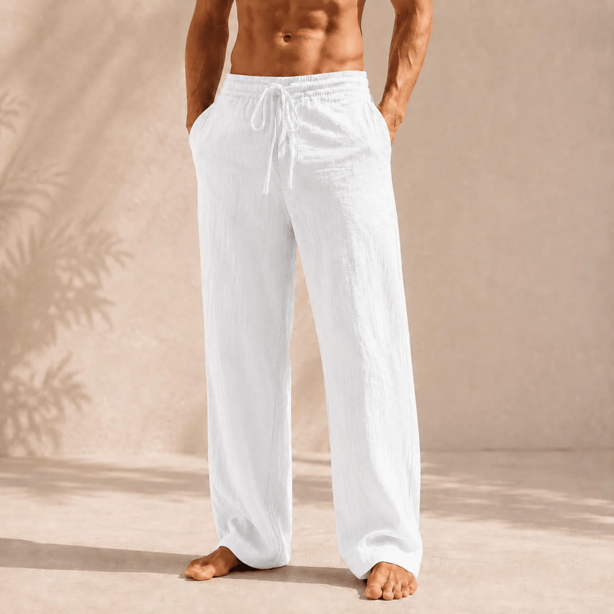Ruben | Pantaloni Leggeri in Mistura di Lino