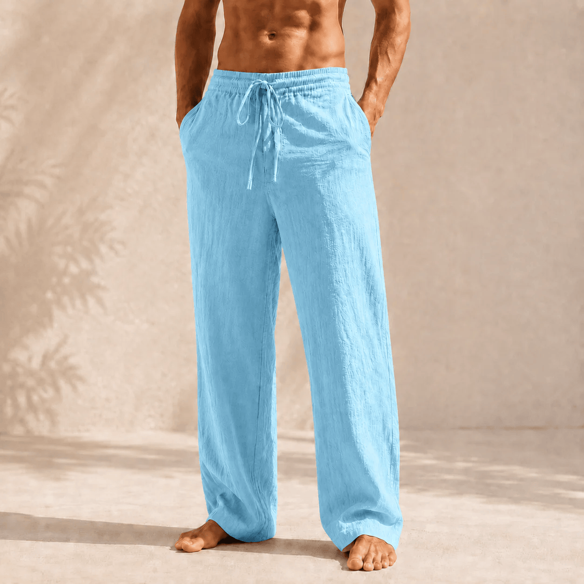 Ruben | Pantaloni Leggeri in Mistura di Lino